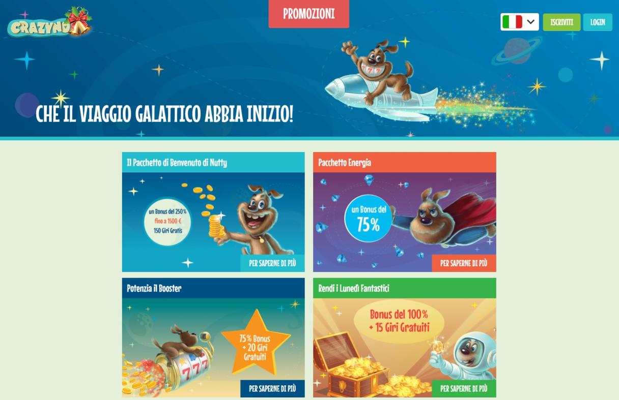Crazyno bonus