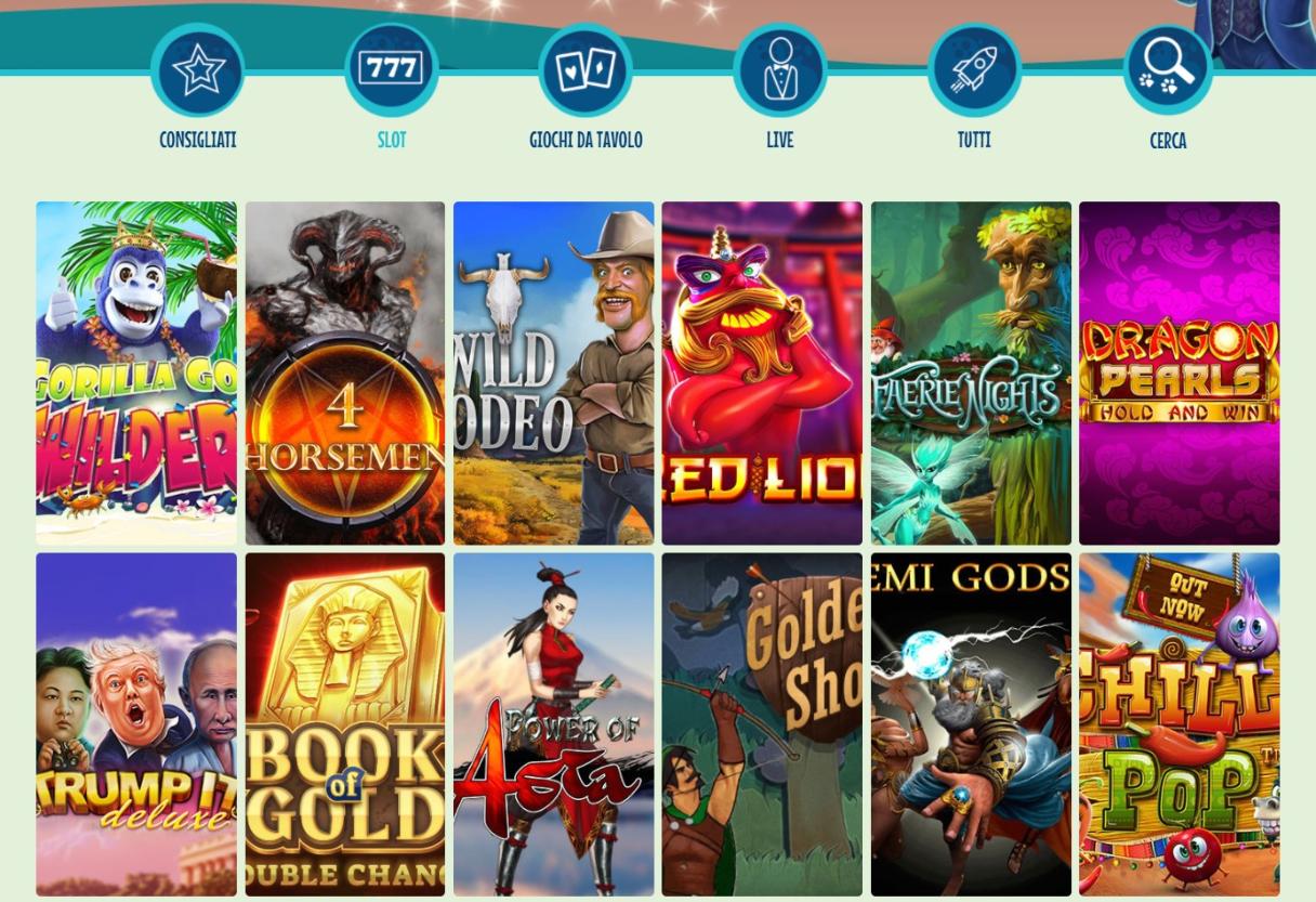 Giochi disponibili su crazyno