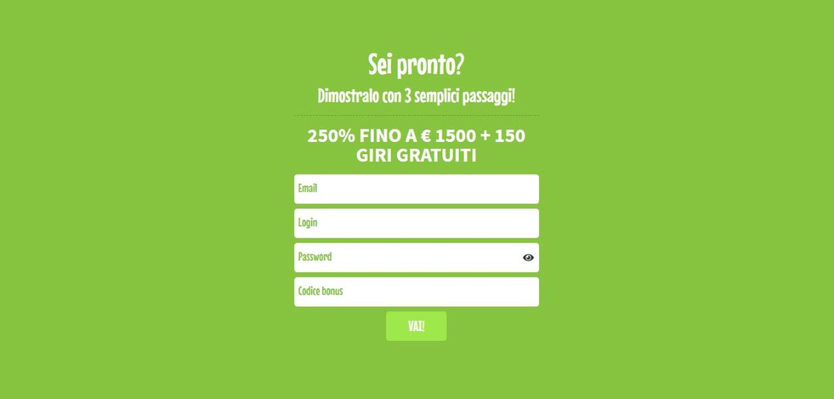 Come aprire un account su crazyno