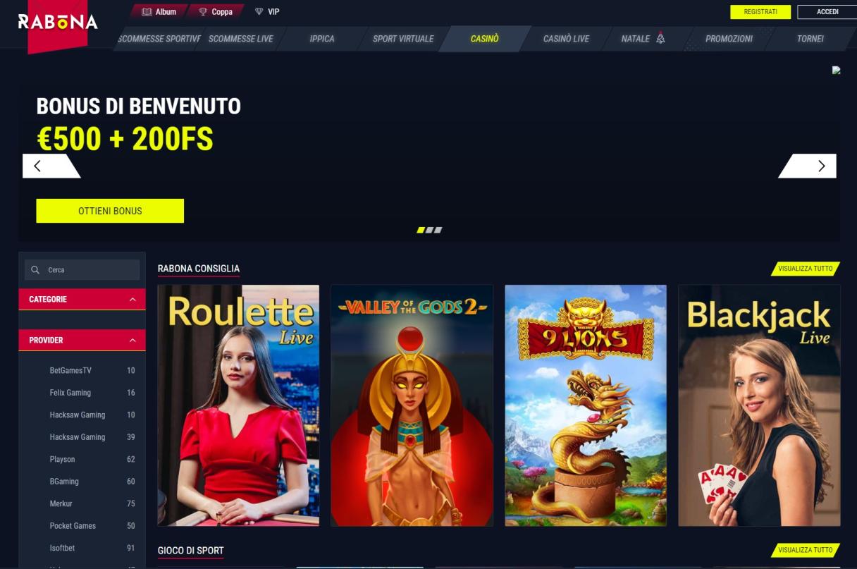 Rabona Casino