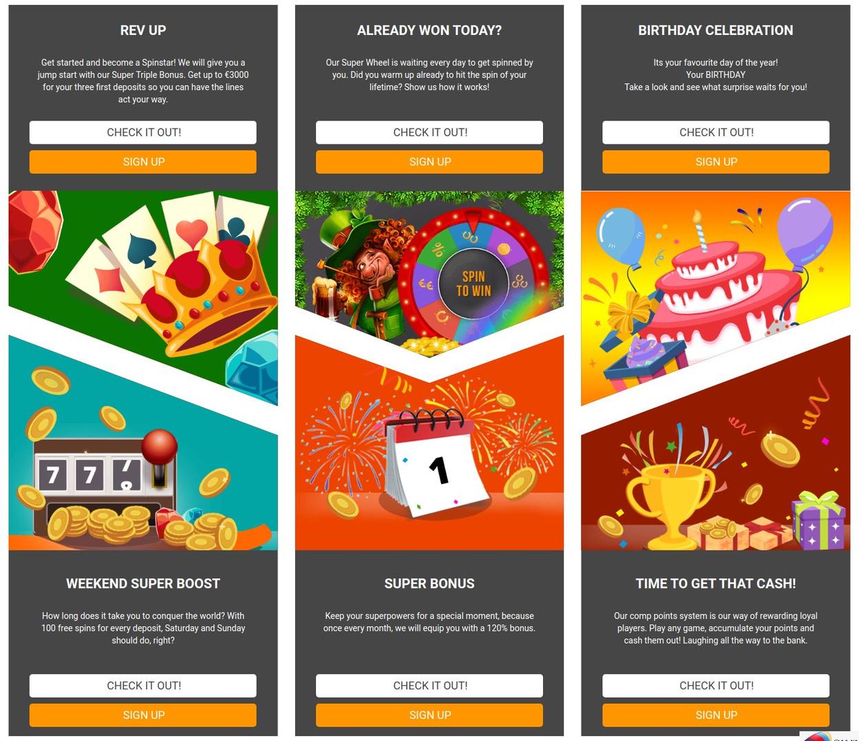 Casino Superlines bonus
