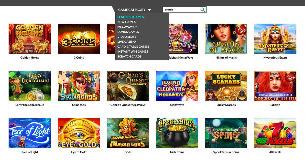 GIOCHI DISPONIBILI SU SUPERLINES CASINO