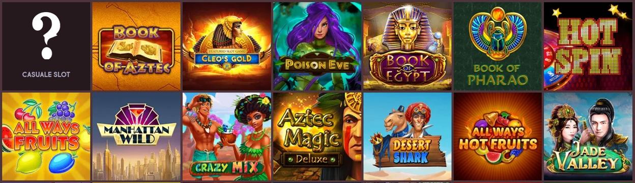 GIOCHI DISPONIBILI SU GUNSBET