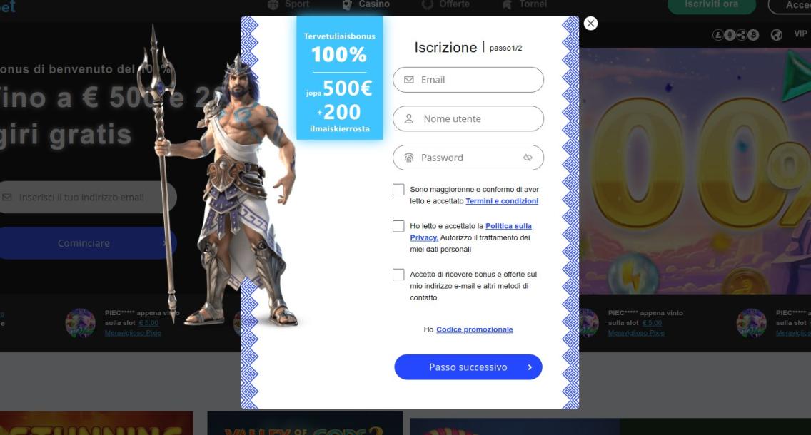 COME APRIRE UN ACCOUNT SU LIBRABET