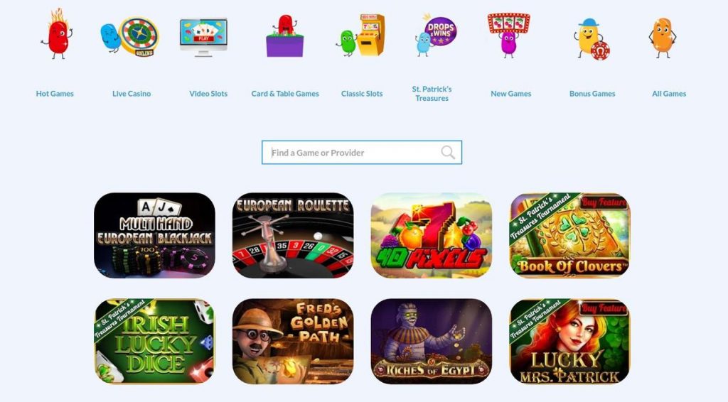 Giochi disponibili su Jellybean 