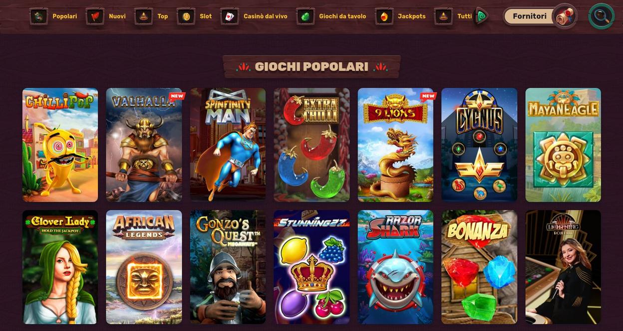 Giochi Disponibili Su 5 Gringos Casino