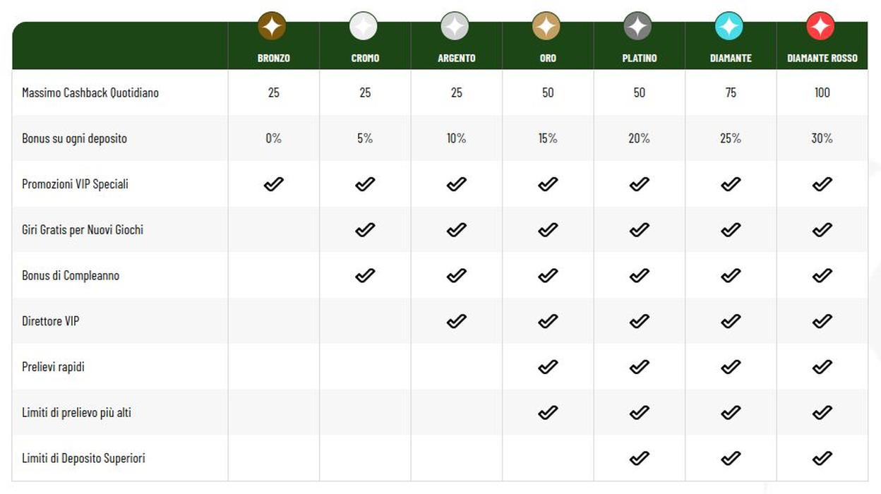 Il programma VIP