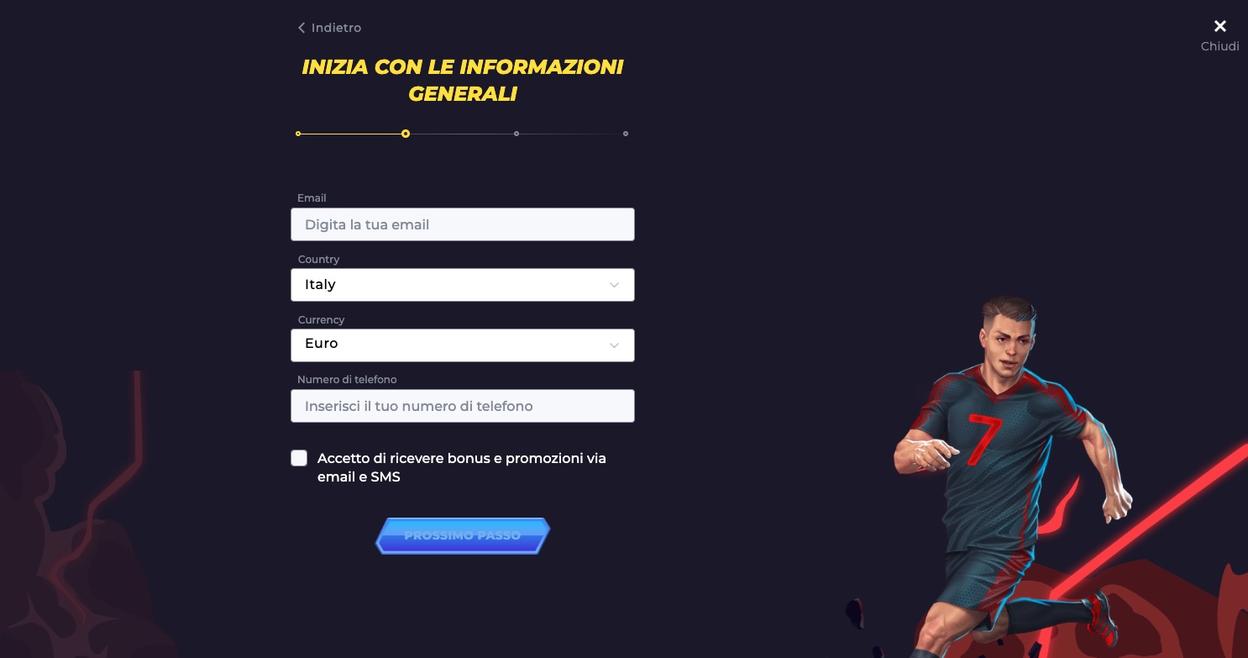PowBet Registrazioni