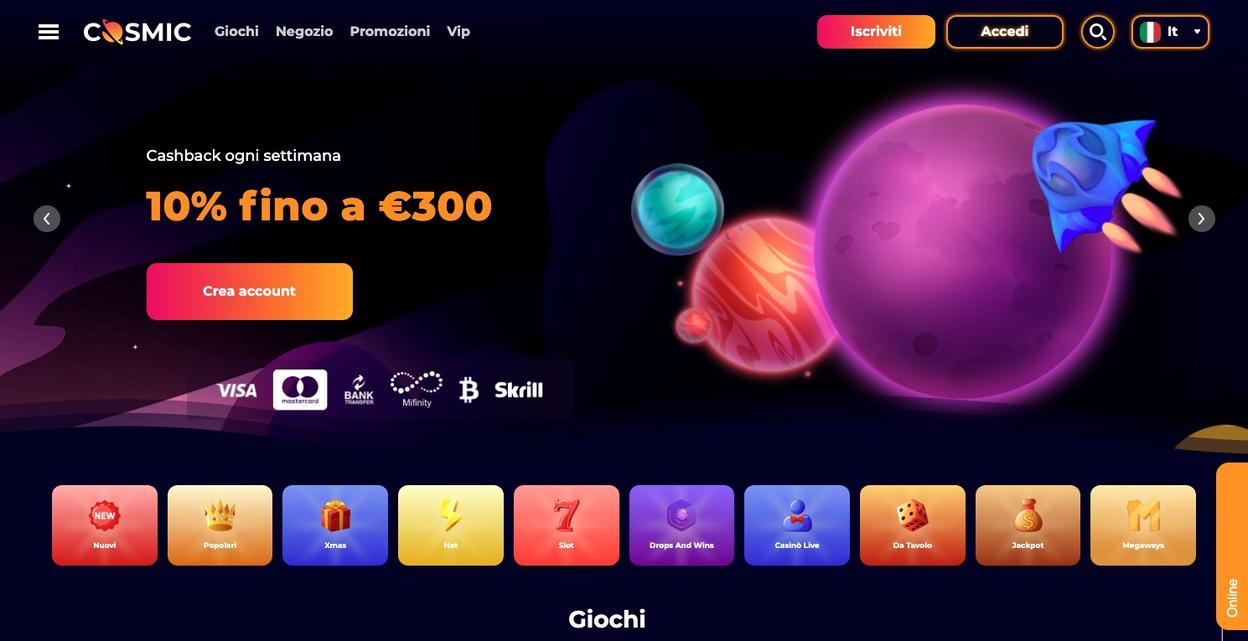 Cosmic Slot Casino