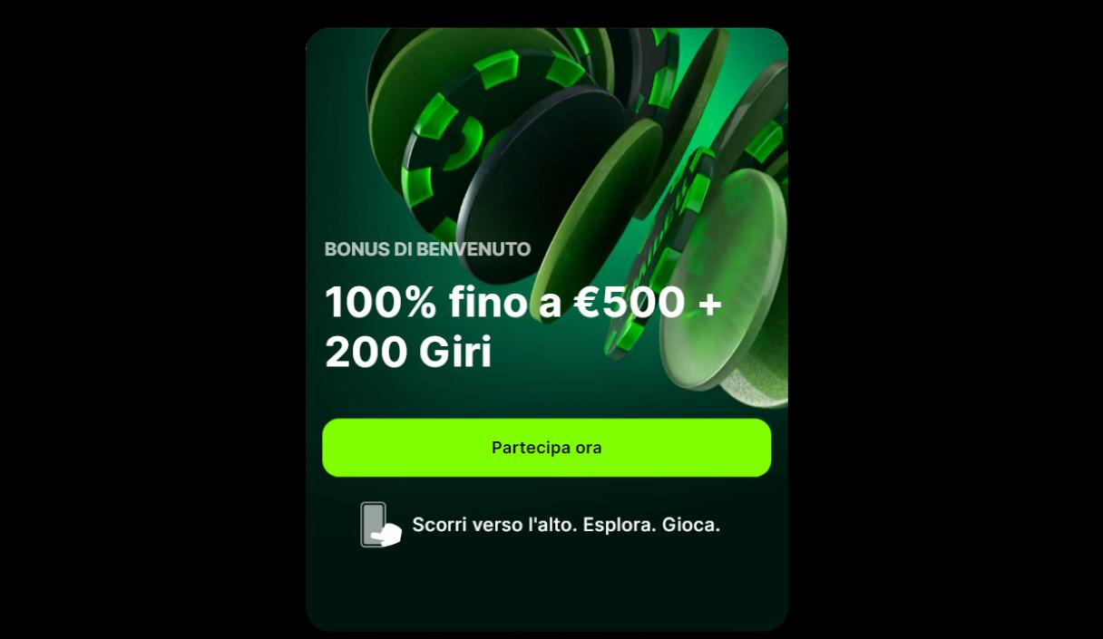 Bonus di Benvenuto